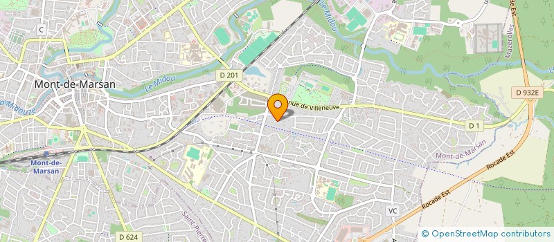 localisation de l'entreprise SCI WAWRZYNIAK IMMOBILIER à MONT-DE-MARSAN