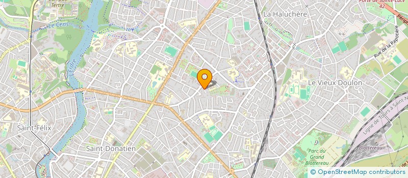 localisation de l'entreprise SCI WAX à NANTES