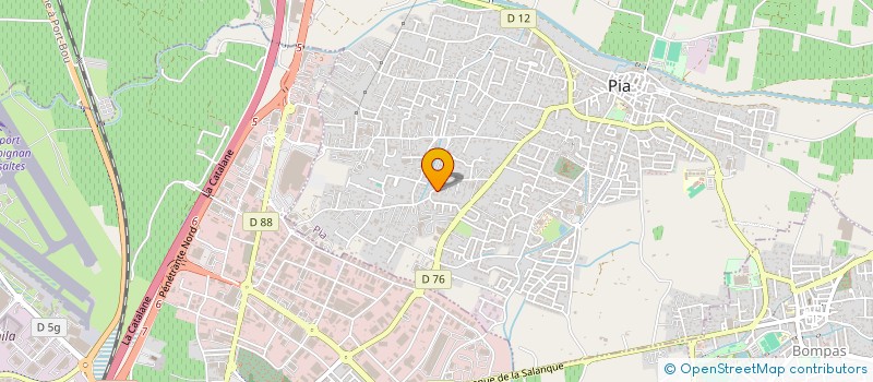 localisation de l'entreprise SCI WAX  PIA