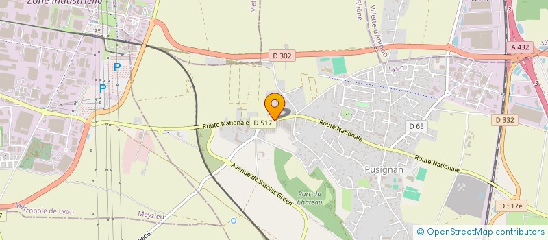 localisation de l'entreprise SCI WAY  PUSIGNAN