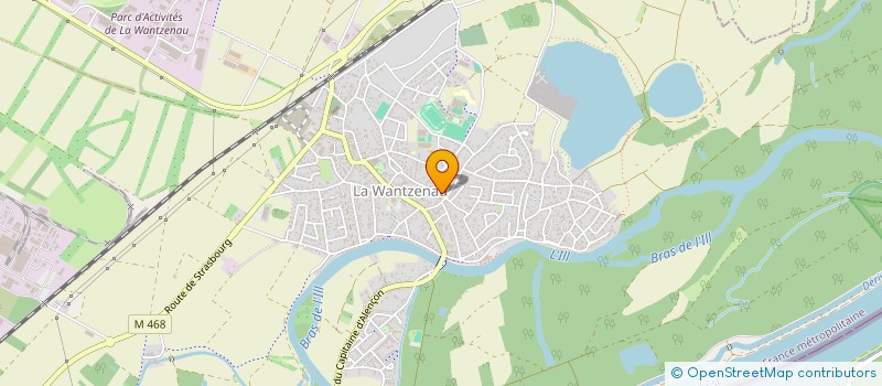 localisation de l'entreprise SCI WAYNE  LA WANTZENAU