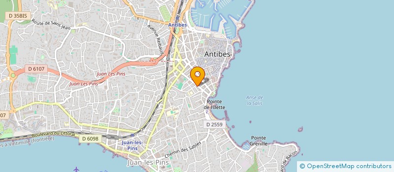localisation de l'entreprise SCI WAYZATA FRENCH PROPERTIES à ANTIBES