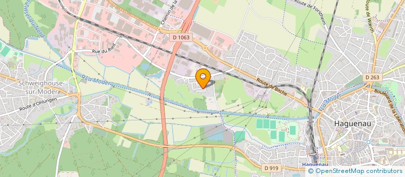 localisation de l'entreprise SCI WAZKOZ  HAGUENAU