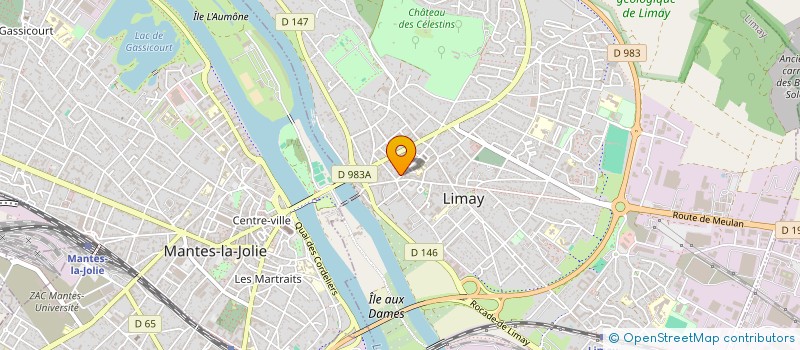 localisation de l'entreprise SCI WAZZA  LIMAY