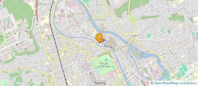 localisation de l'entreprise SCI WB  NANCY