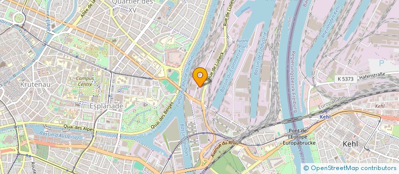 localisation de l'entreprise SCI WDS  STRASBOURG