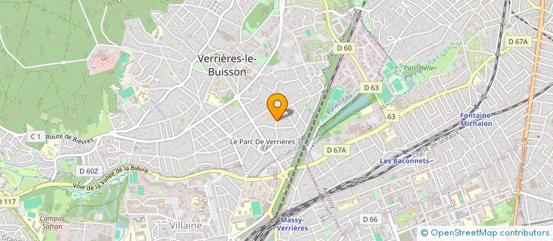 localisation de l'entreprise SCI WE CAN à VERRIERES-LE-BUISSON