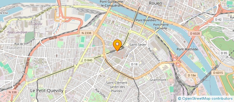 localisation de l'entreprise SCI WE HUB à ROUEN