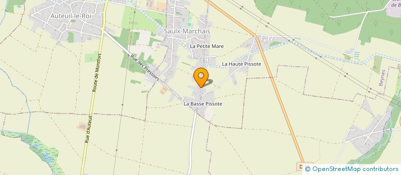 localisation de l'entreprise SCI WE78  SAULX-MARCHAIS