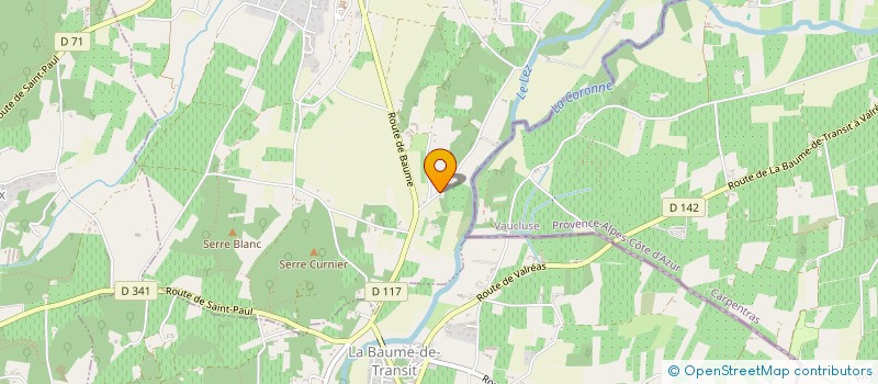 localisation de l'entreprise SCI WEB4  MONTSEGUR-SUR-LAUZON