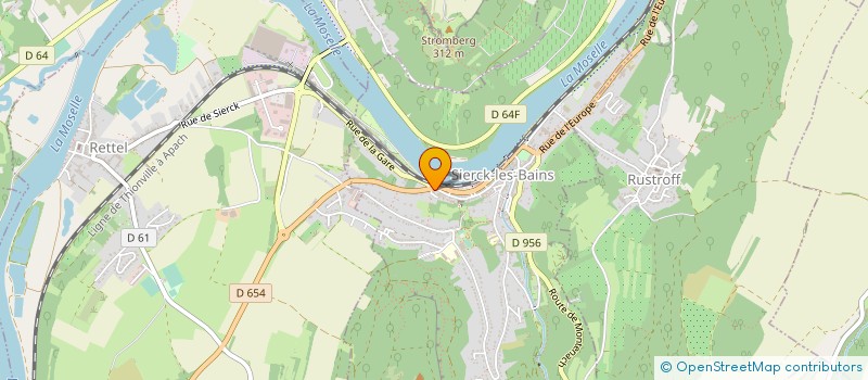 localisation de l'entreprise SCI WEBER  SIERCK-LES-BAINS