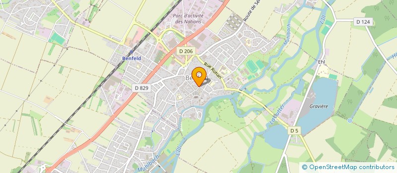 localisation de l'entreprise SCI WEBER  BENFELD