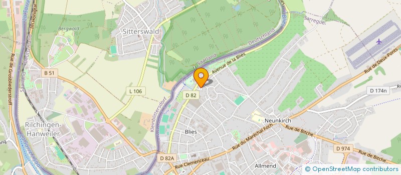 localisation de l'entreprise SCI WEBER à SARREGUEMINES