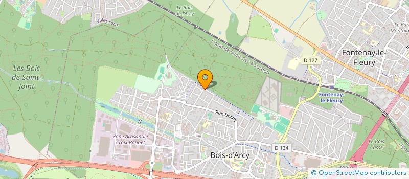 localisation de l'entreprise SCI WEBER  BOIS-D'ARCY