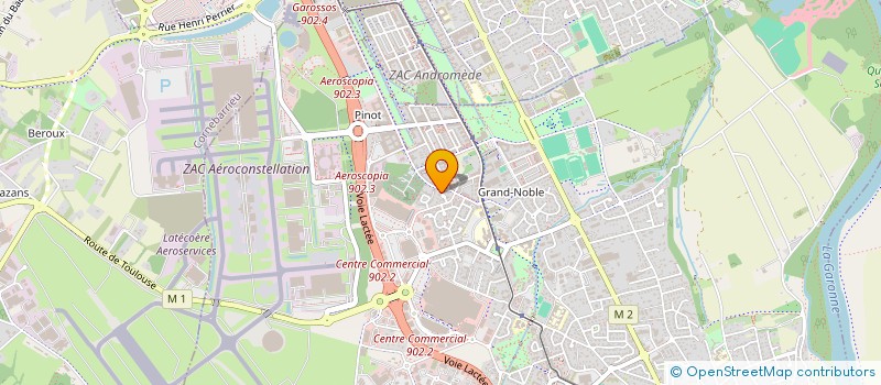 localisation de l'entreprise SCI WEBER  BLAGNAC