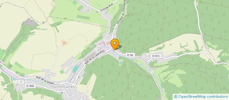 localisation de l'entreprise SCI WEBER MICHAEL  TROISFONTAINES