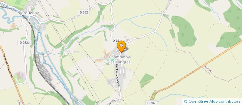 localisation de l'entreprise SCI WEBTON à CHAMPIGNY-LES-LANGRES