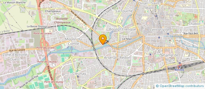 localisation de l'entreprise SCI WEC  RENNES