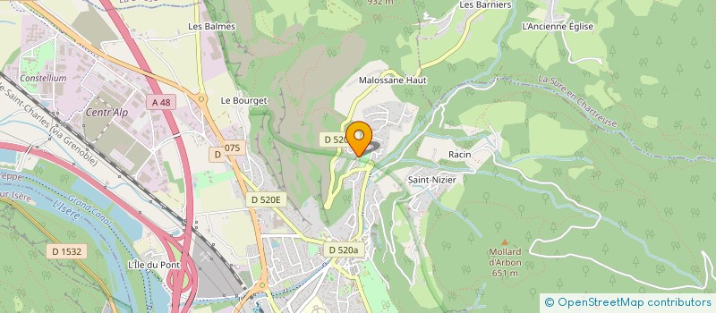 localisation de l'entreprise SCI WEDJ à VOREPPE