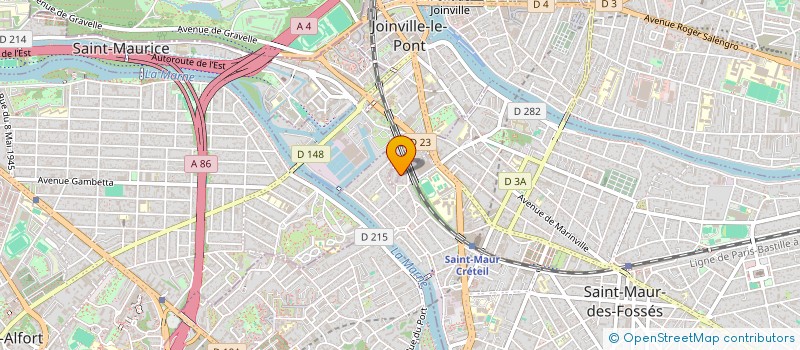 localisation de l'entreprise SCI WEE à ST MAUR DES FOSSES