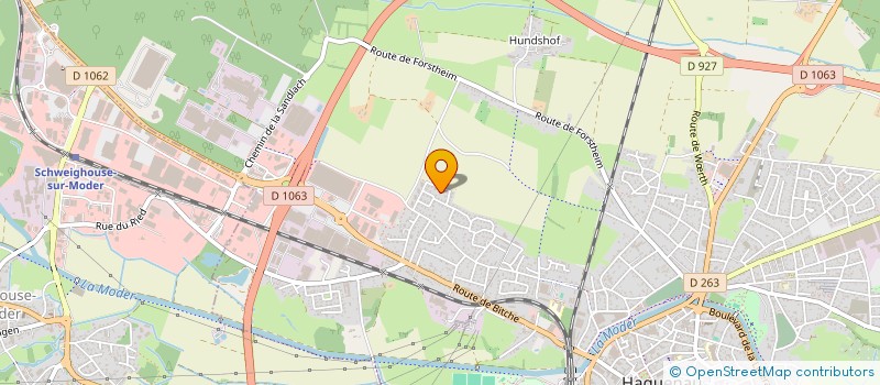 localisation de l'entreprise SCI WEEC  HAGUENAU