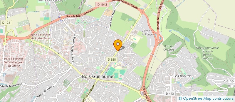 localisation de l'entreprise SCI WEEK-END A CABOURG  BOIS-GUILLAUME