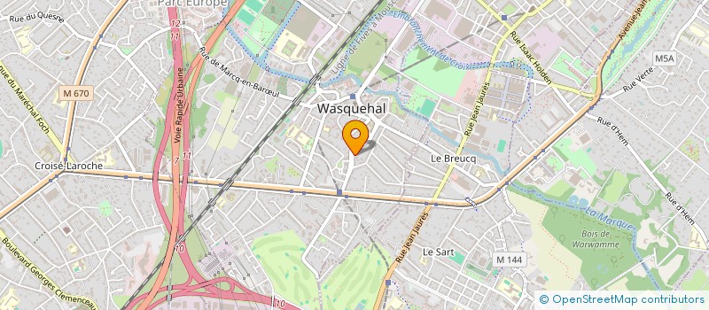 localisation de l'entreprise SCI WEEMO  WASQUEHAL