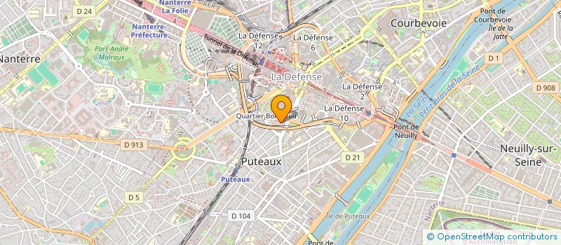 localisation de l'entreprise SCI WEGA INVEST  PUTEAUX