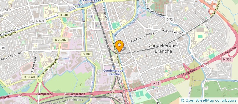 localisation de l'entreprise SCI WEGHSTEEN DE  COUDEKERQUE-BRANCHE