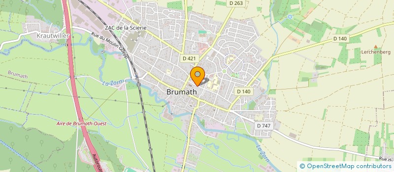 localisation de l'entreprise SCI WEIBEL-GALLIATH  BRUMATH