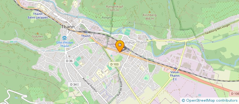 localisation de l'entreprise SCI WEIHER  VIEUX-THANN