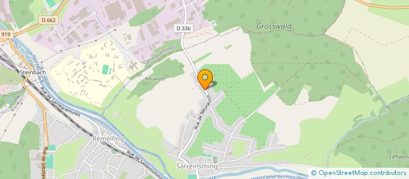 localisation de l'entreprise SCI WEILER  SARREINSMING