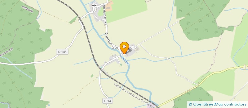 localisation de l'entreprise SCI WEINBERG  GONDRECOURT-AIX