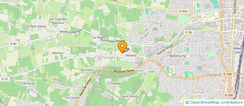 localisation de l'entreprise SCI WEL'COME  GLEIZE