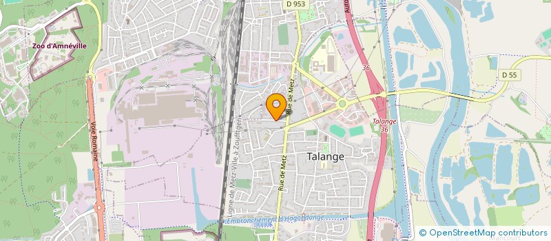 localisation de l'entreprise SCI WELCOME à TALANGE