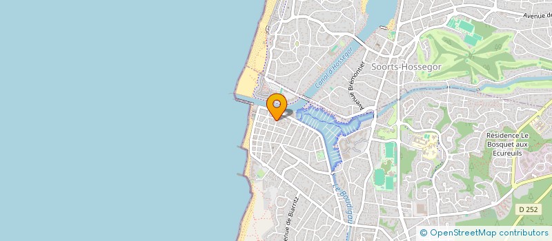 localisation de l'entreprise SCI WELF à CAPBRETON