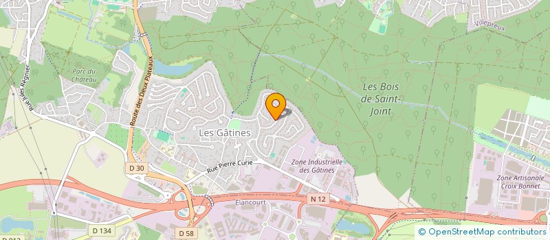 localisation de l'entreprise SCI WELLBEING NEWOFFICE  PLAISIR