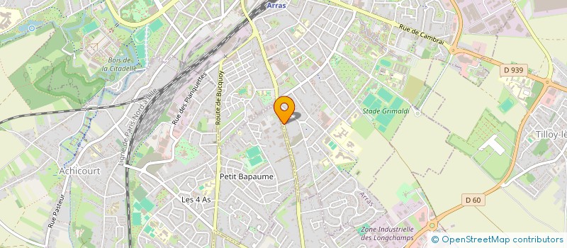localisation de l'entreprise SCI WELLINGTON à ARRAS