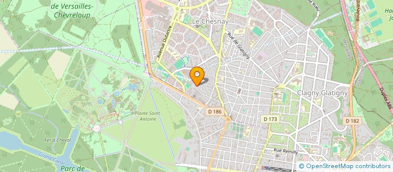 localisation de l'entreprise SCI WELVERT  LE CHESNAY-ROCQUENCOURT