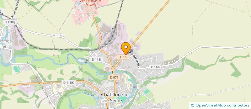 localisation de l'entreprise SCI WEN  CHATILLON-SUR-SEINE