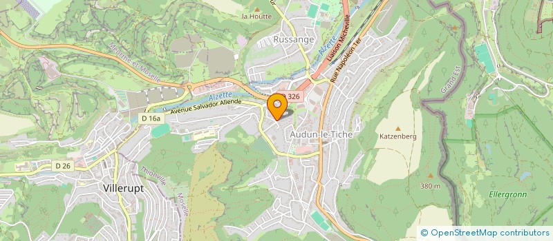 localisation de l'entreprise SCI WENDEL à AUDUN-LE-TICHE