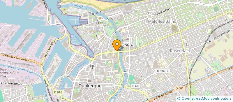 localisation de l'entreprise SCI WENDY à DUNKERQUE