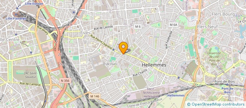 localisation de l'entreprise SCI WENDY à LILLE
