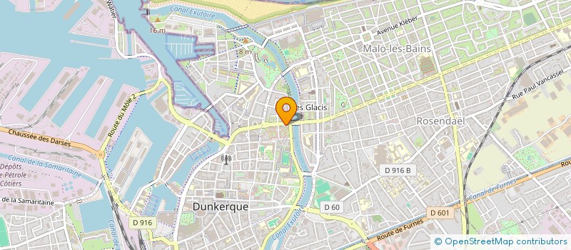 localisation de l'entreprise SCI WENDY CHLOE ET MATTHIEU à DUNKERQUE