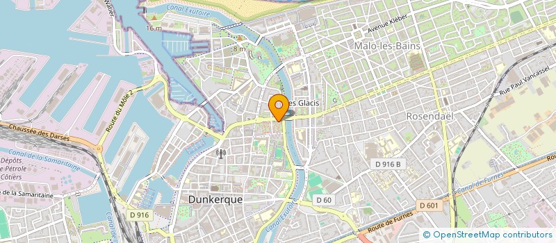 localisation de l'entreprise SCI WENDY LOUISE ET THOMAS à DUNKERQUE