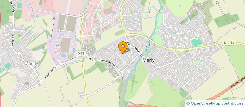localisation de l'entreprise SCI WENGE à MARLY