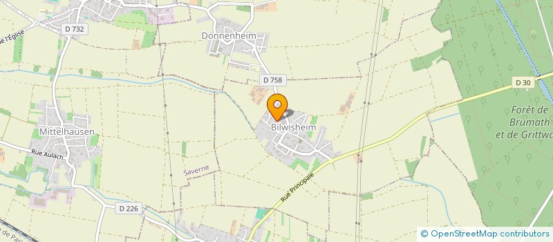 localisation de l'entreprise SCI WENGGLAS  BILWISHEIM