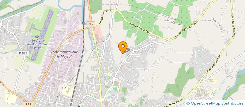 localisation de l'entreprise SCI WENTED à MONTELIMAR