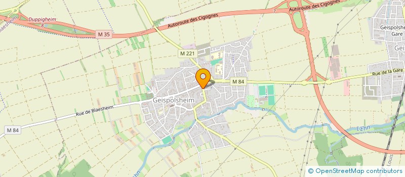 localisation de l'entreprise SCI WENUS  GEISPOLSHEIM