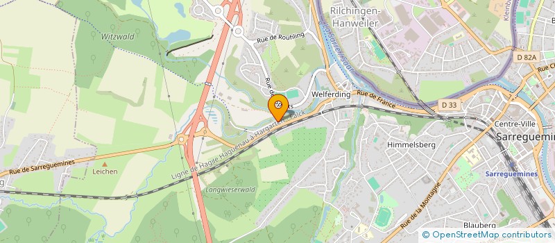 localisation de l'entreprise SCI WEP IMMO à SARREGUEMINES